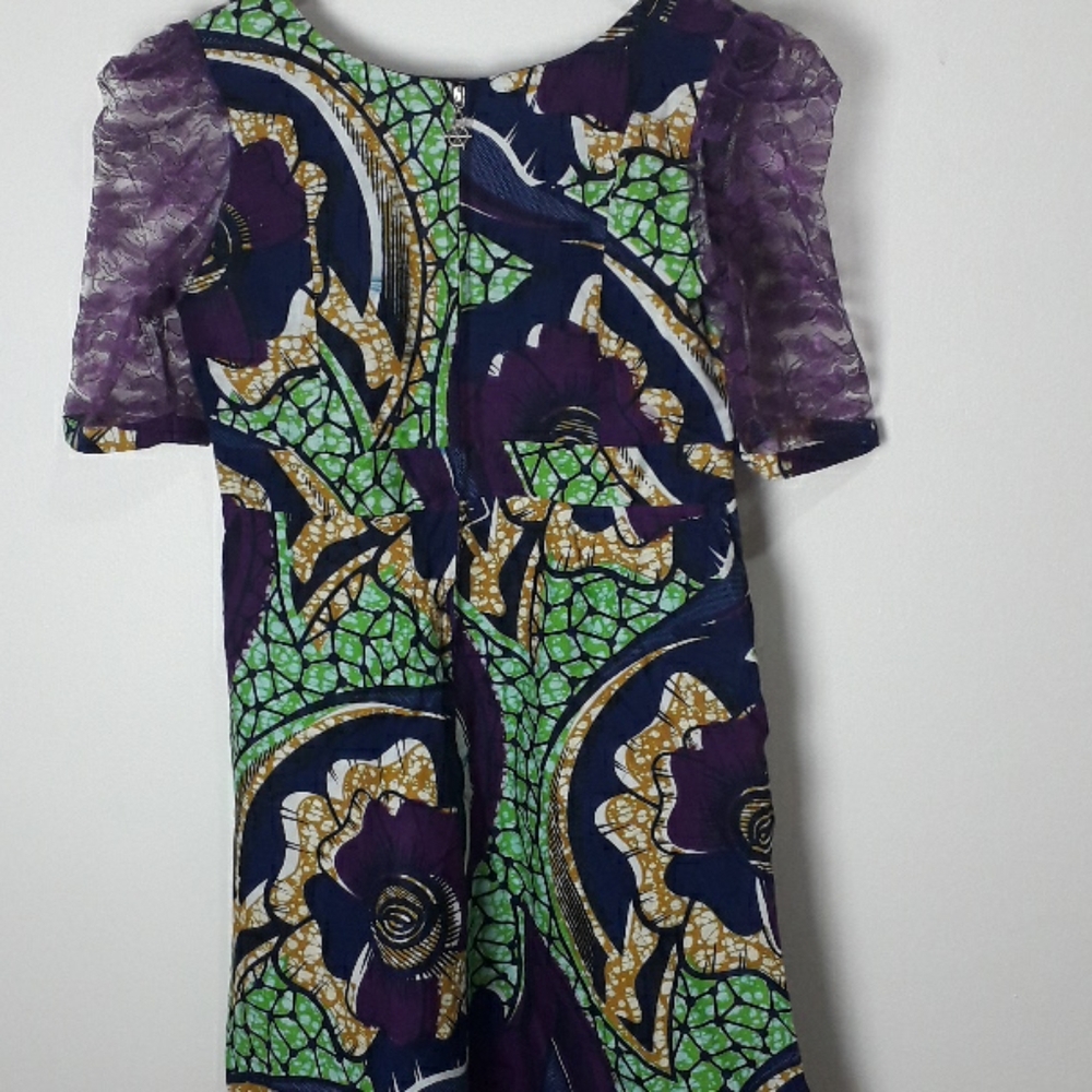 Beautiful Ankara casual summer dress